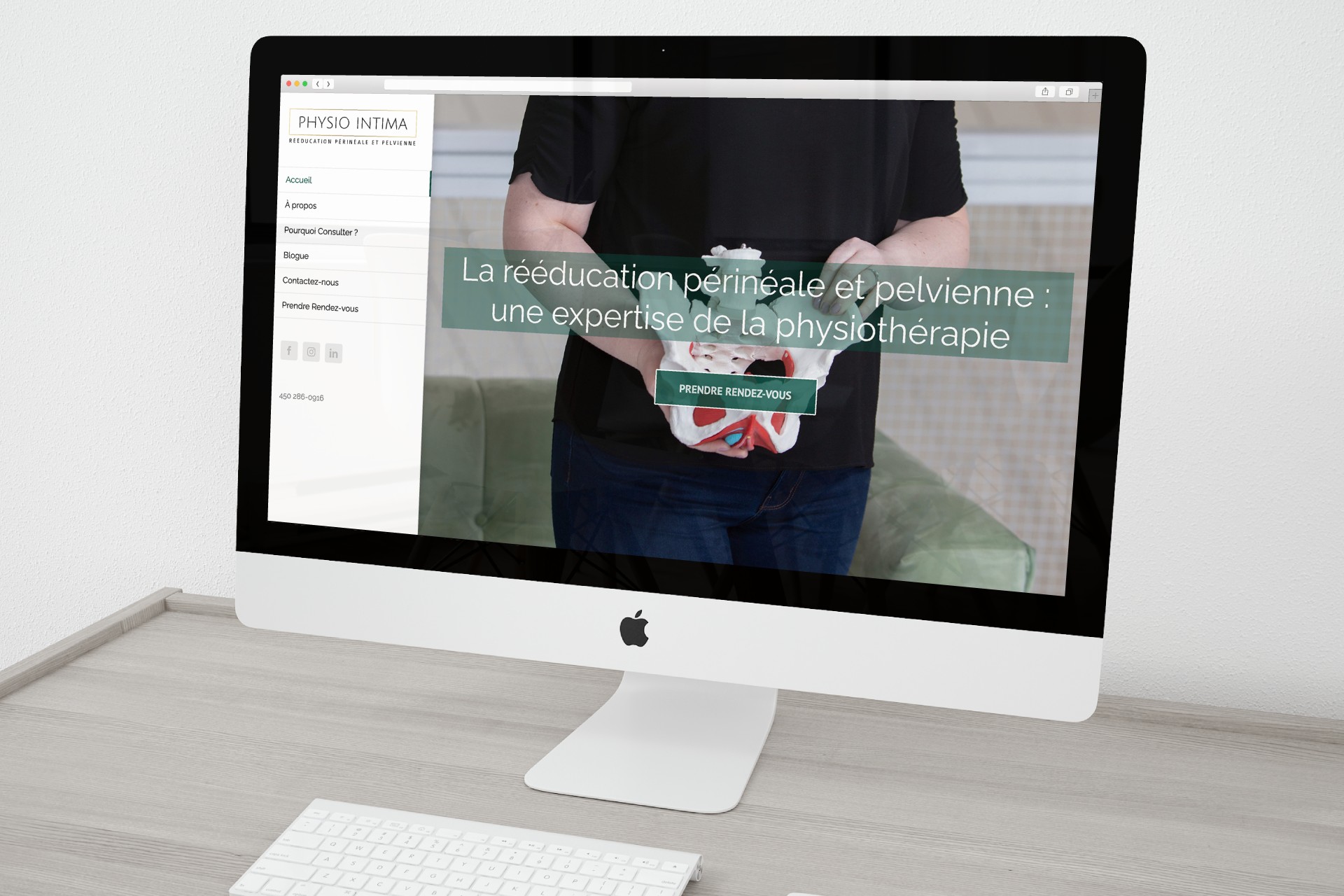 Physio Intima - Site web