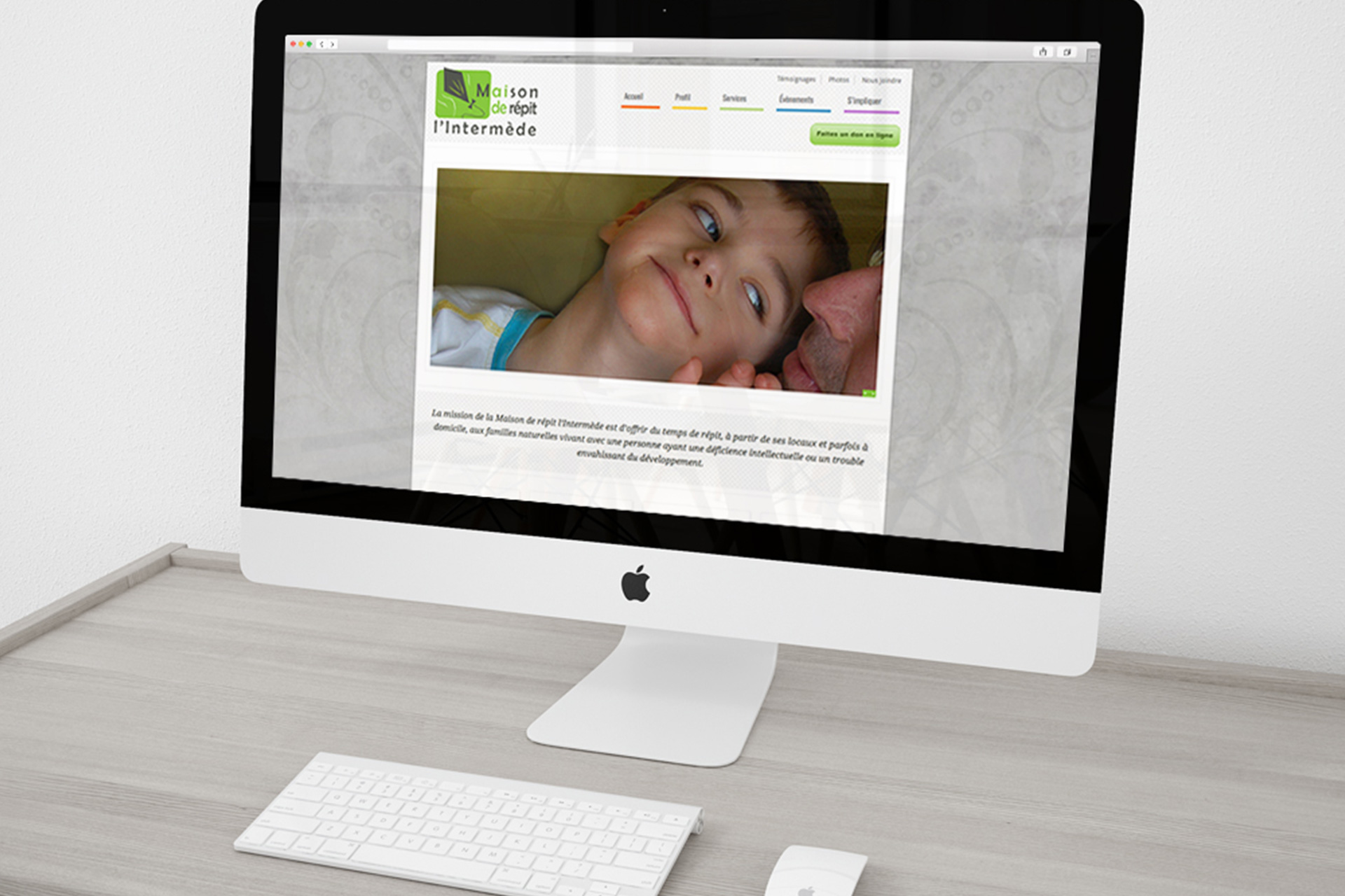 Maison de répit l'Intermède - Site web