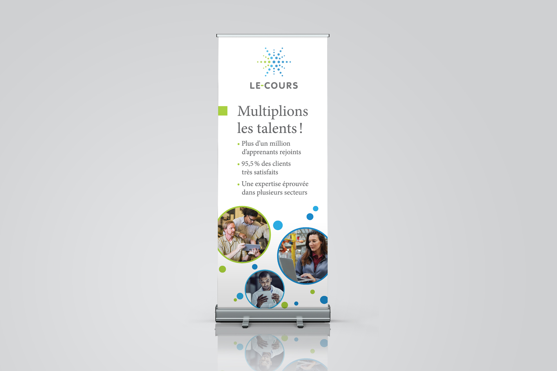 Le-cours - Bannière, roll up