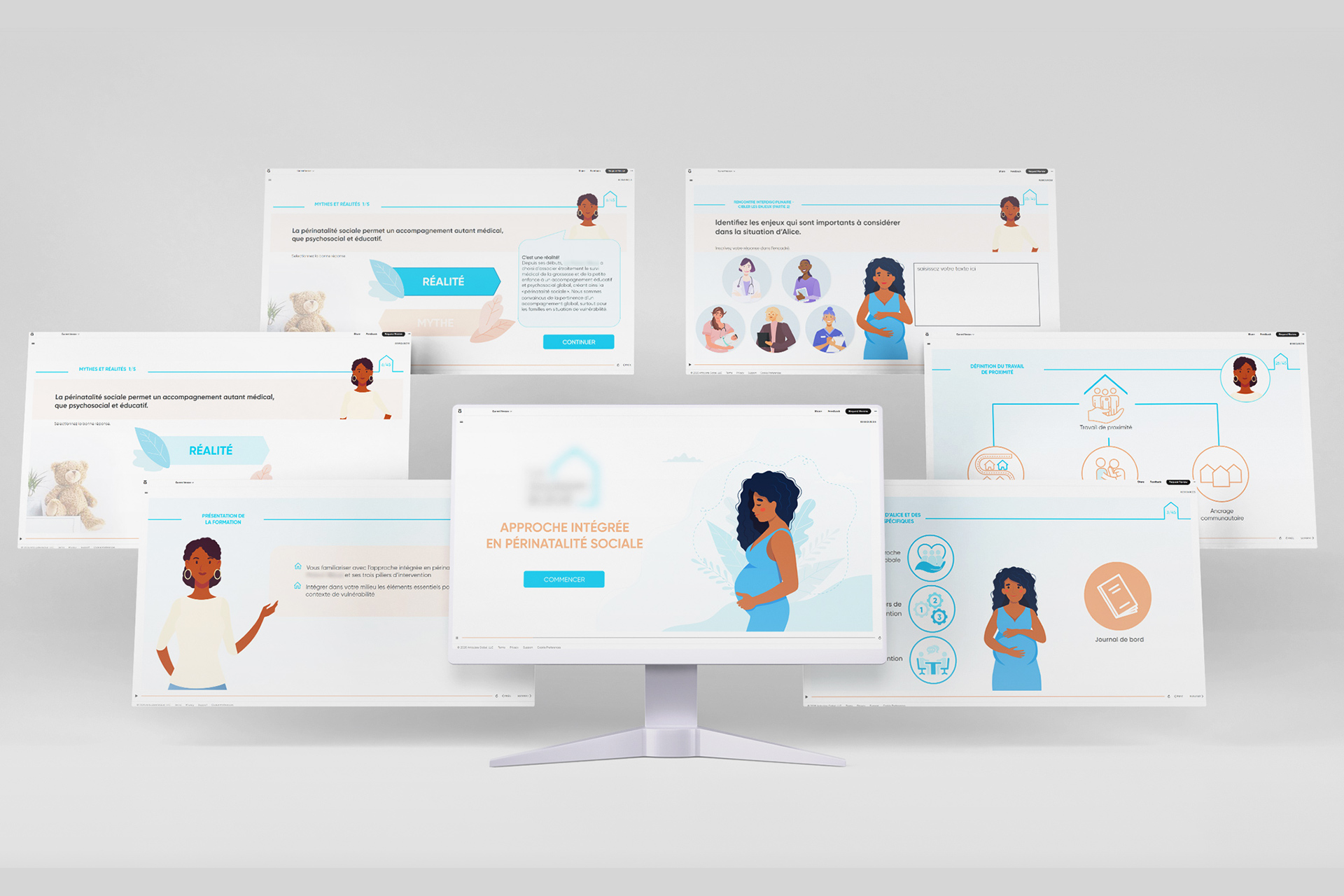 Modules interactifs produits sur Storyline 360
