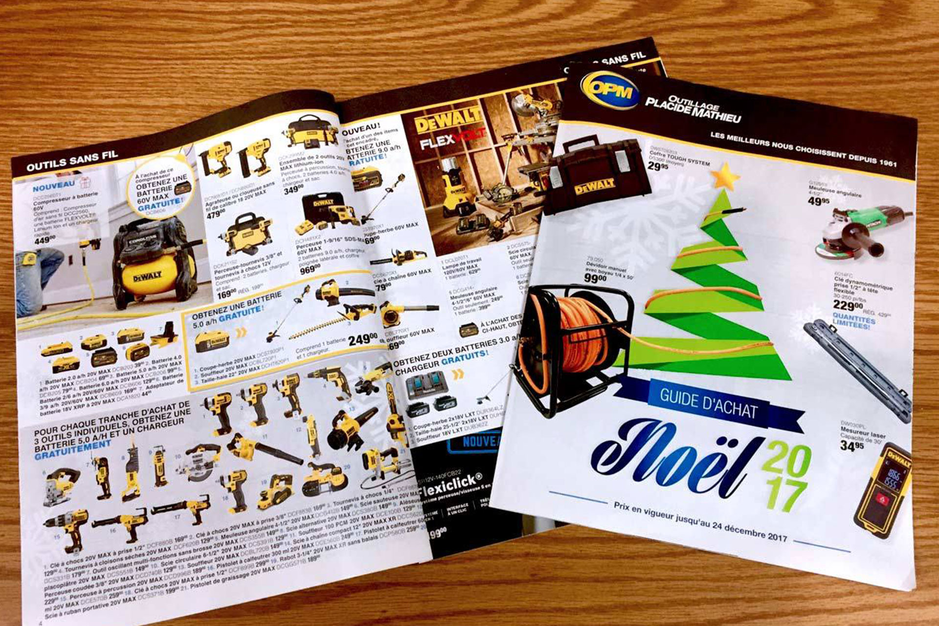 Outillage Placide Mathieu - Catalogue Noël