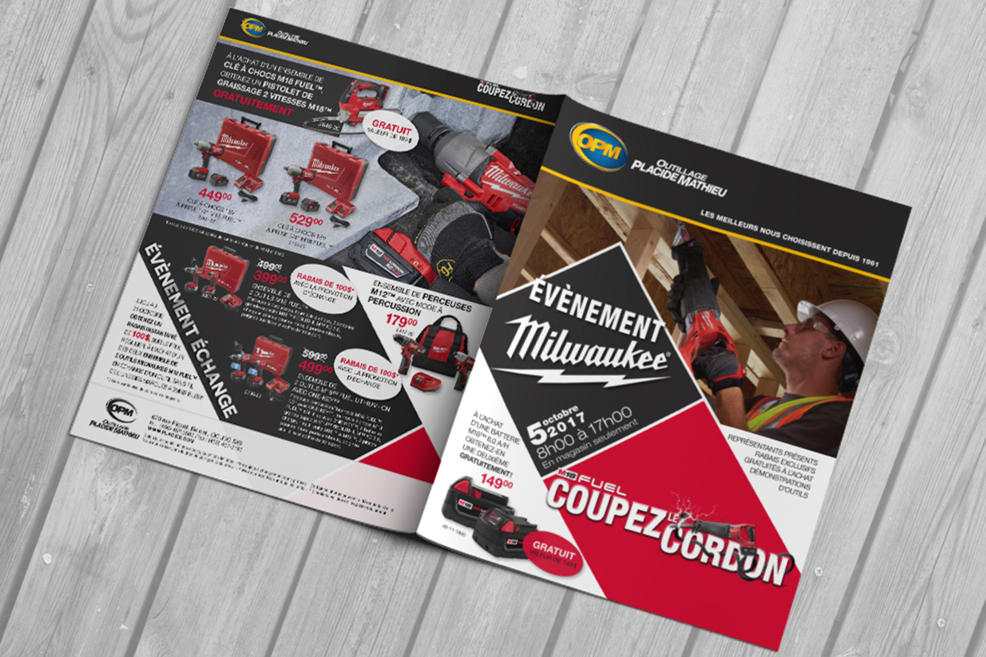 Outillage Placide Mathieu - Milwakee