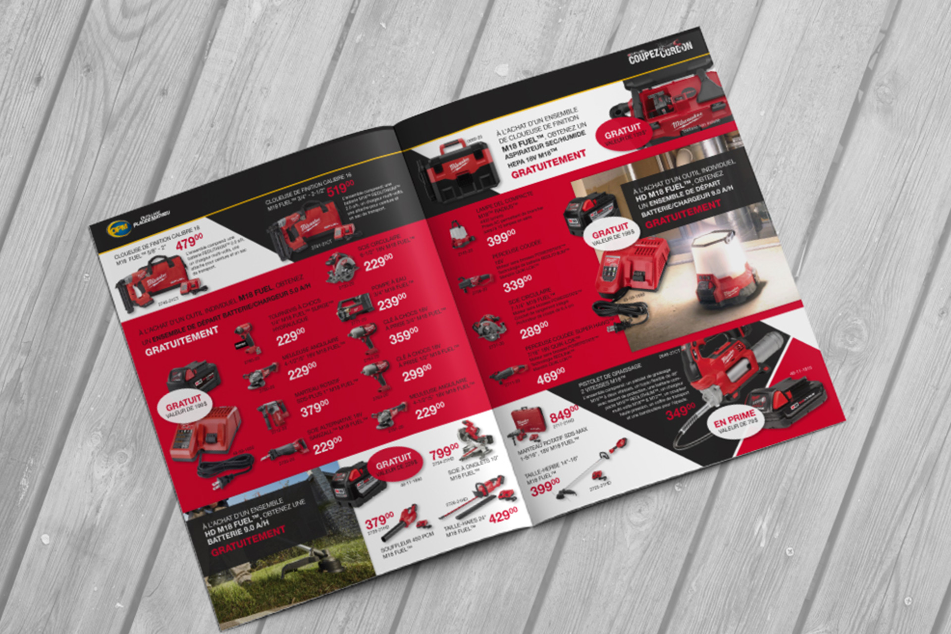 Outillage Placide Mathieu - Milwakee